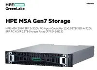 HPE MSA 2070 SFF 23TB (12x1.92TB R0Q47A, 2x32G FC 4pContr, 4x32G SFPFCXCVR S3Y23A) Storage Array Smart Choice