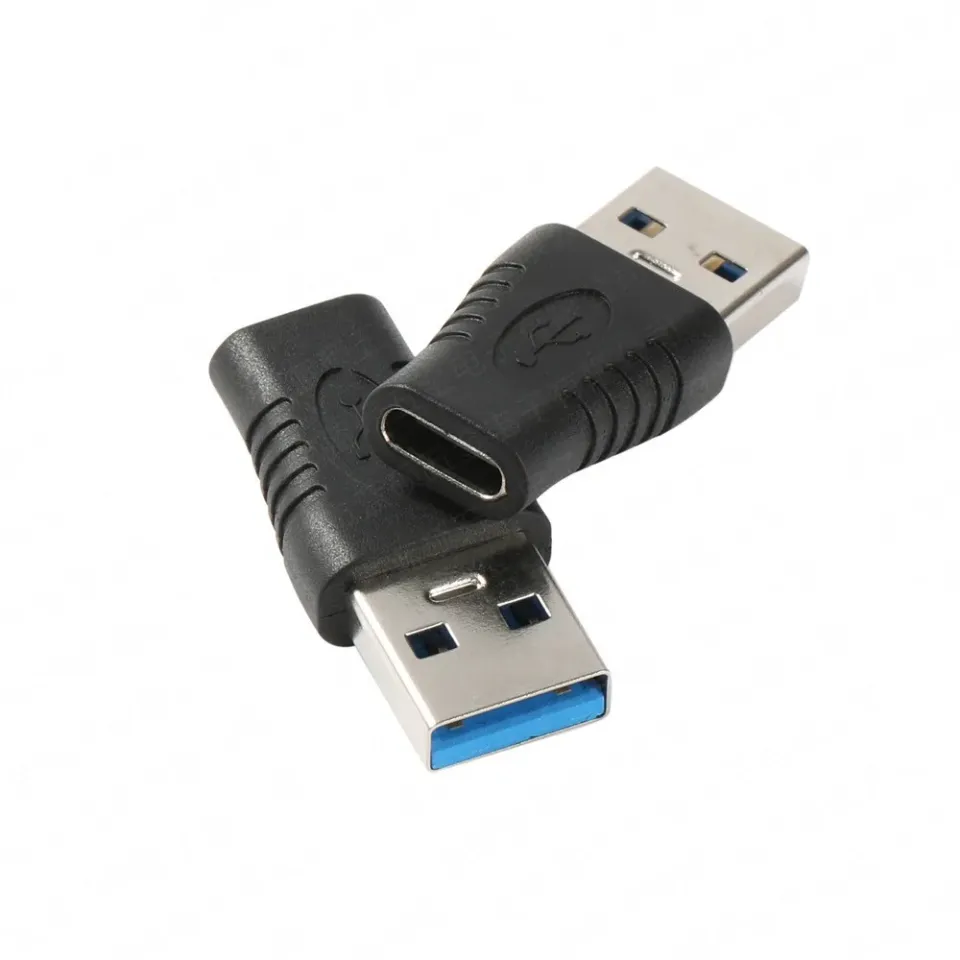 PremiumCord Adaptér USB 3.0 A male - USB-C female, černý zastříknutý adaptér