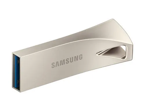 SAMSUNG BAR PLUS flash 256GB kovový stříbrný, USB3.2gen1 flash drive, odolný
