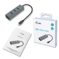 i-Tec USB-C 3.1 Metal 4-portový HUB, 4x USB 3.0