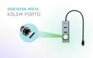 i-Tec USB-C 3.1 Metal 4-portový HUB, 4x USB 3.0