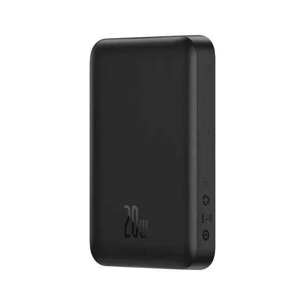 Baseus Magnetická Powerbanka 10000mAh 20W Black