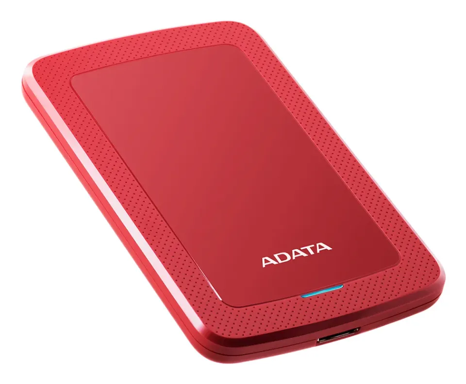 ADATA Externí HDD 1TB 2,5" USB 3.1 HV300, červený