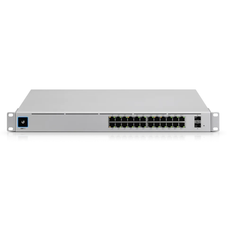 UBNT UniFi Switch USW-Pro-24-POE Gen2 [24xGigabit, 400W PoE+ 802.3at/af/bt, 2xSFP+, 88Gbps]