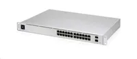 UBNT UniFi Switch USW-Pro-24-POE Gen2 [24xGigabit, 400W PoE+ 802.3at/af/bt, 2xSFP+, 88Gbps]