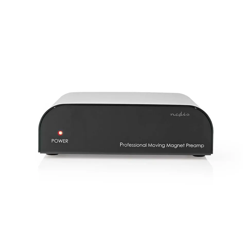 Nedis AAMP2411BK - Předzesilovač | Vstup 1x RCA | Výstup audio 1x RCA | 2 Kanál
