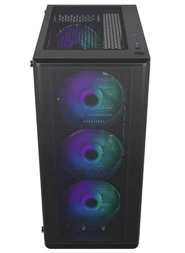 Endorfy skříň Ventum Ventum 200 ARGB 4× 120mm ARGB ventilátor, 2× USB 3.0, tvrze