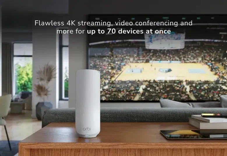 Netgear Orbi 370 Series Dual-Band WiFi 7 Mesh (1 Router + 2 Satellites)