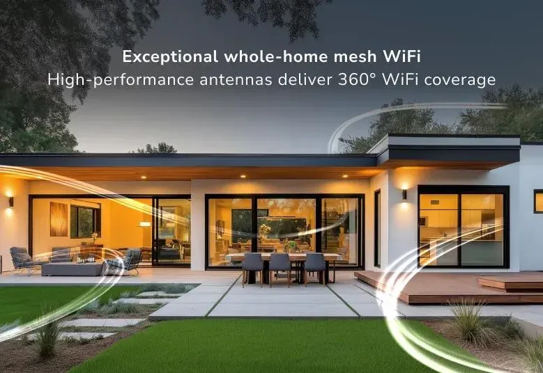 Netgear Orbi 370 Series Dual-Band WiFi 7 Mesh (1 Router + 2 Satellites)