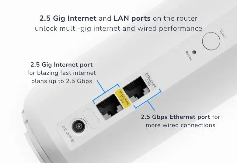 Netgear Orbi 370 Series Dual-Band WiFi 7 Mesh (1 Router + 2 Satellites)