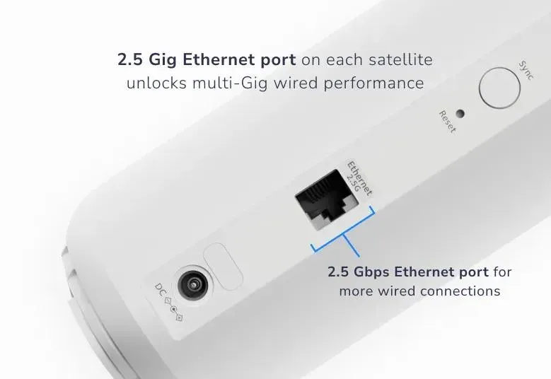 Netgear Orbi 370 Series Dual-Band WiFi 7 Mesh (1 Router + 2 Satellites)