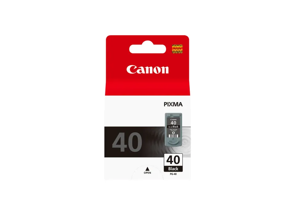 Canon CARTRIDGE PG-40 černá pro MP-150, MP-170, MP-450, PIXMA IP1x00, IP2x00, MP1x0, MP-210 (490 str.)