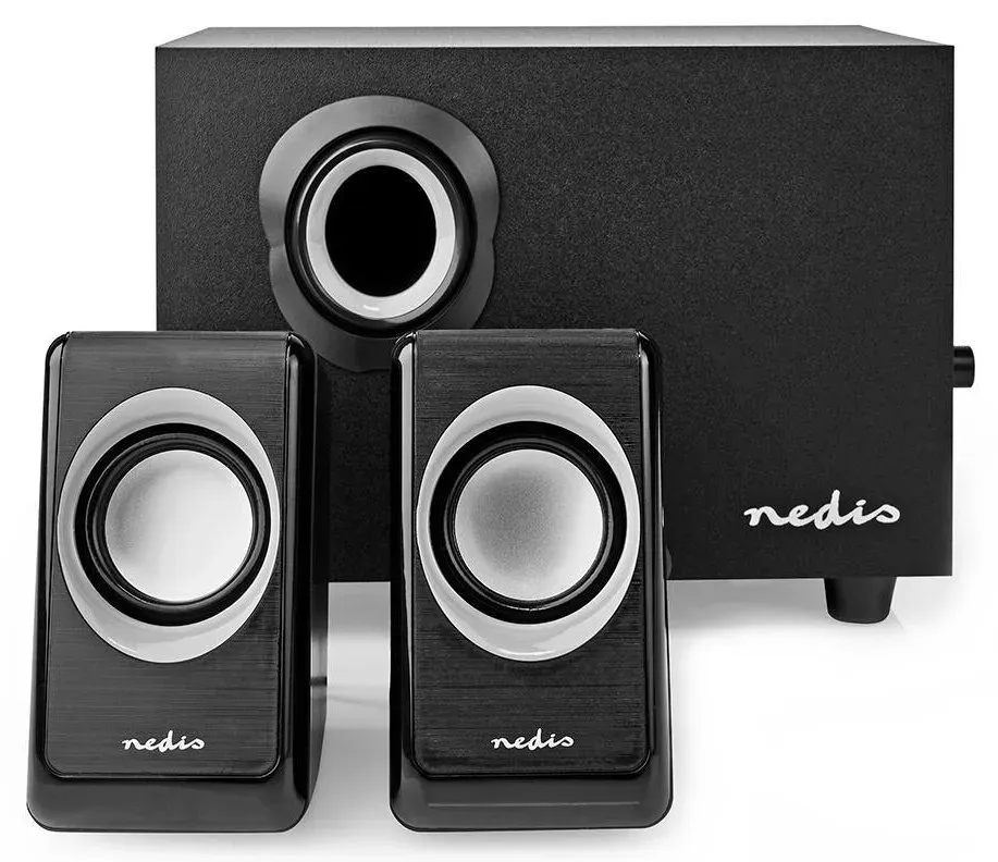 Nedis CSPR10021BK - PC reproduktor | 2.1 | 33 W | Jack 3,5 mm