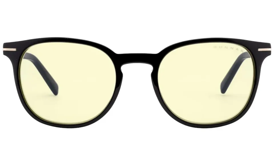 GUNNAR kancelářske/herní brýle DAVIS ONYX jantarová skla BLF 65 GUNNAR focus