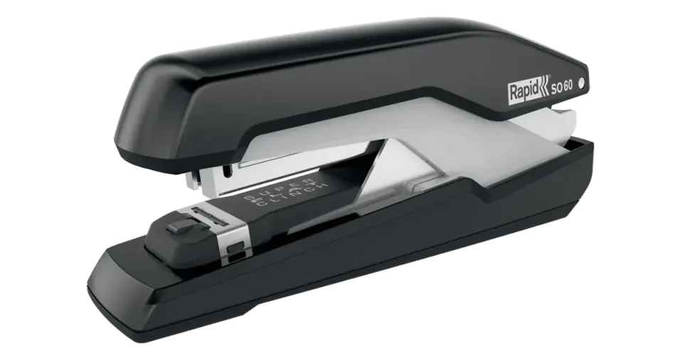 Rapid velkokapacitní sešívačka Supreme Omnipress SO60, 60 listů, černá