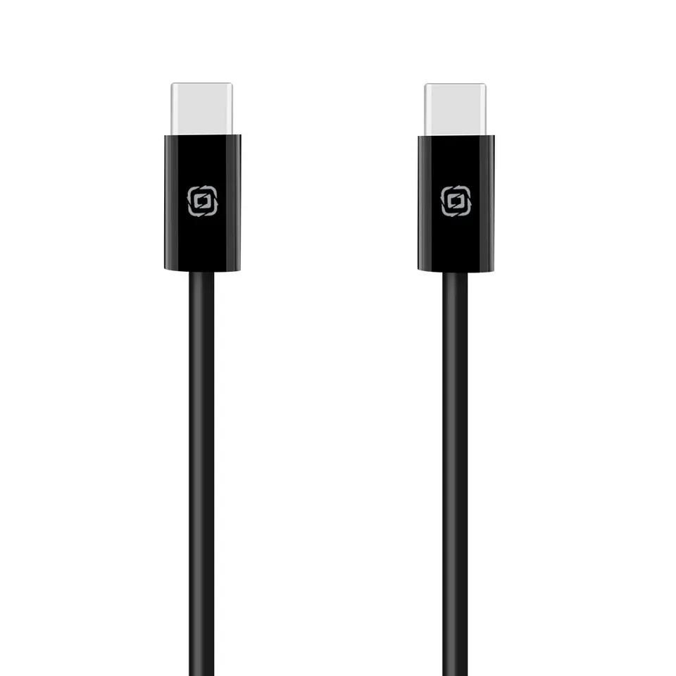 OBAL:ME Super Fast USB-C/USB-C Pletený kabel 100W 2m Black