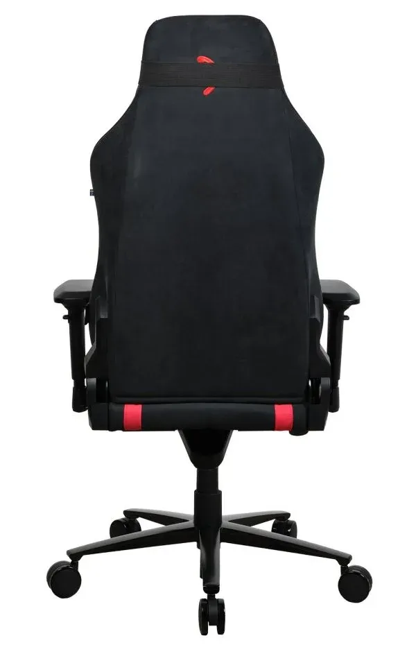 AROZZI herní židle VERNAZZA Supersoft Red/ látkový povrch/ černočervená