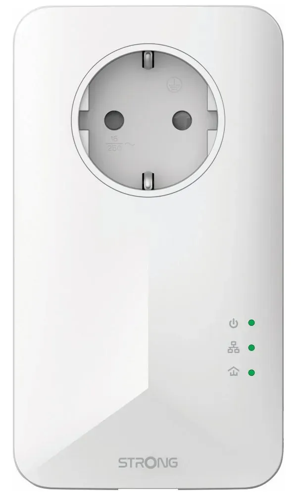 STRONG sada 2 adaptérů Powerline 1000 WF DUO EU/ Powerline 1000 Mbit/s/ Wi-Fi 1200 Mbit/s/ 2x LAN/ bílý