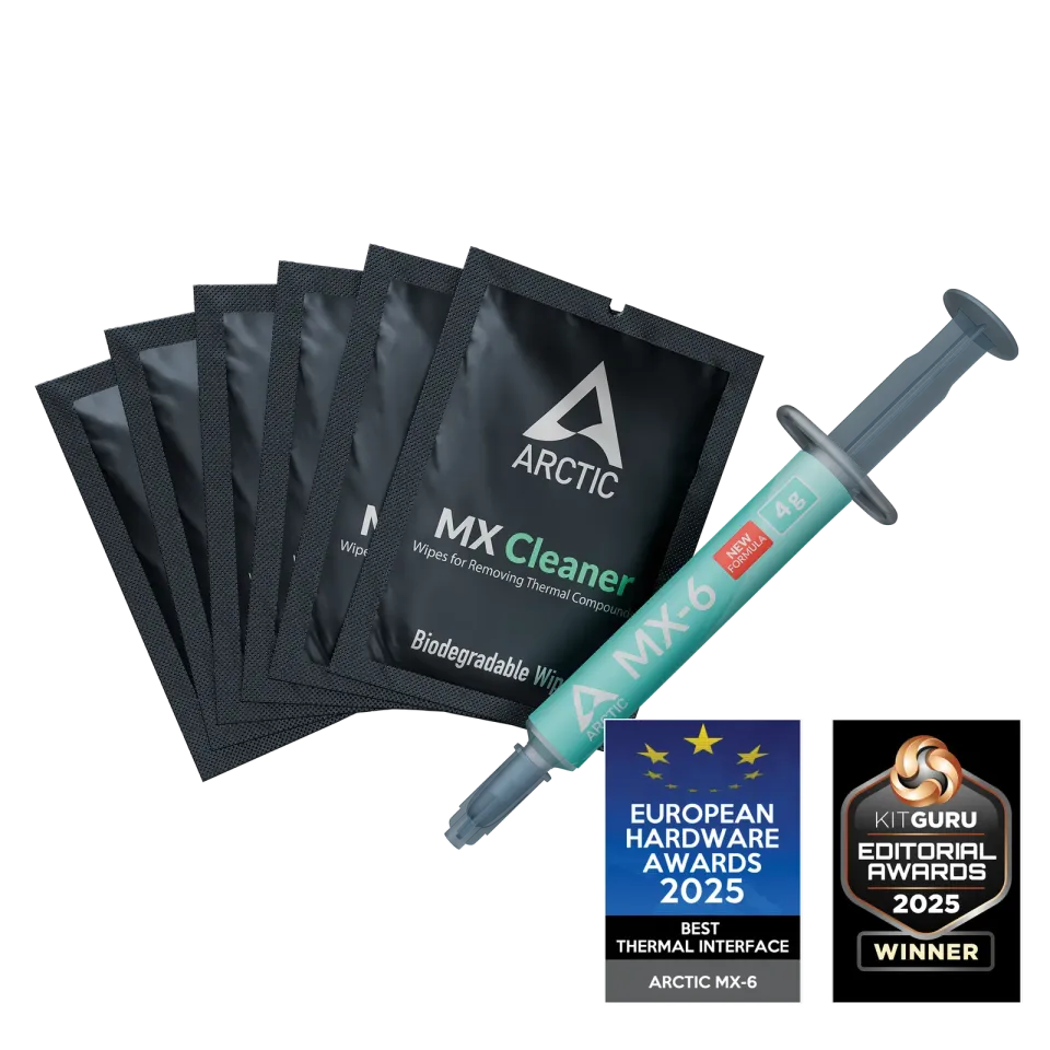 ARCTIC MX-6 teplovodivá pasta 4g + 6 kusů Arctic MX Cleaner
