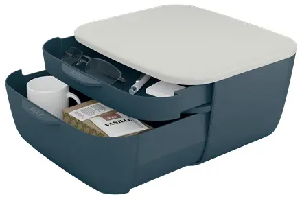 LEITZ Zásuvkový box Cosy, sametová šedá