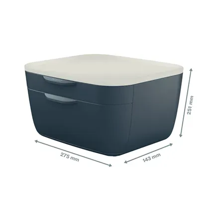 LEITZ Zásuvkový box Cosy, sametová šedá