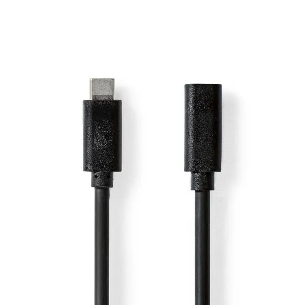 Nedis CCGL64010BK20 - USB 3.2 Gen 1 Kabel | USB-C Zástrčka - USB-C Zásuvka | 2 m
