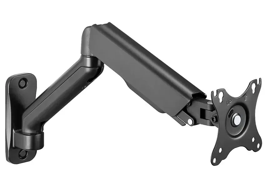 Neomounts WL70-450BL11 / wall mounted gas spring monitor arm (3 pivots VESA 100x100) / Black