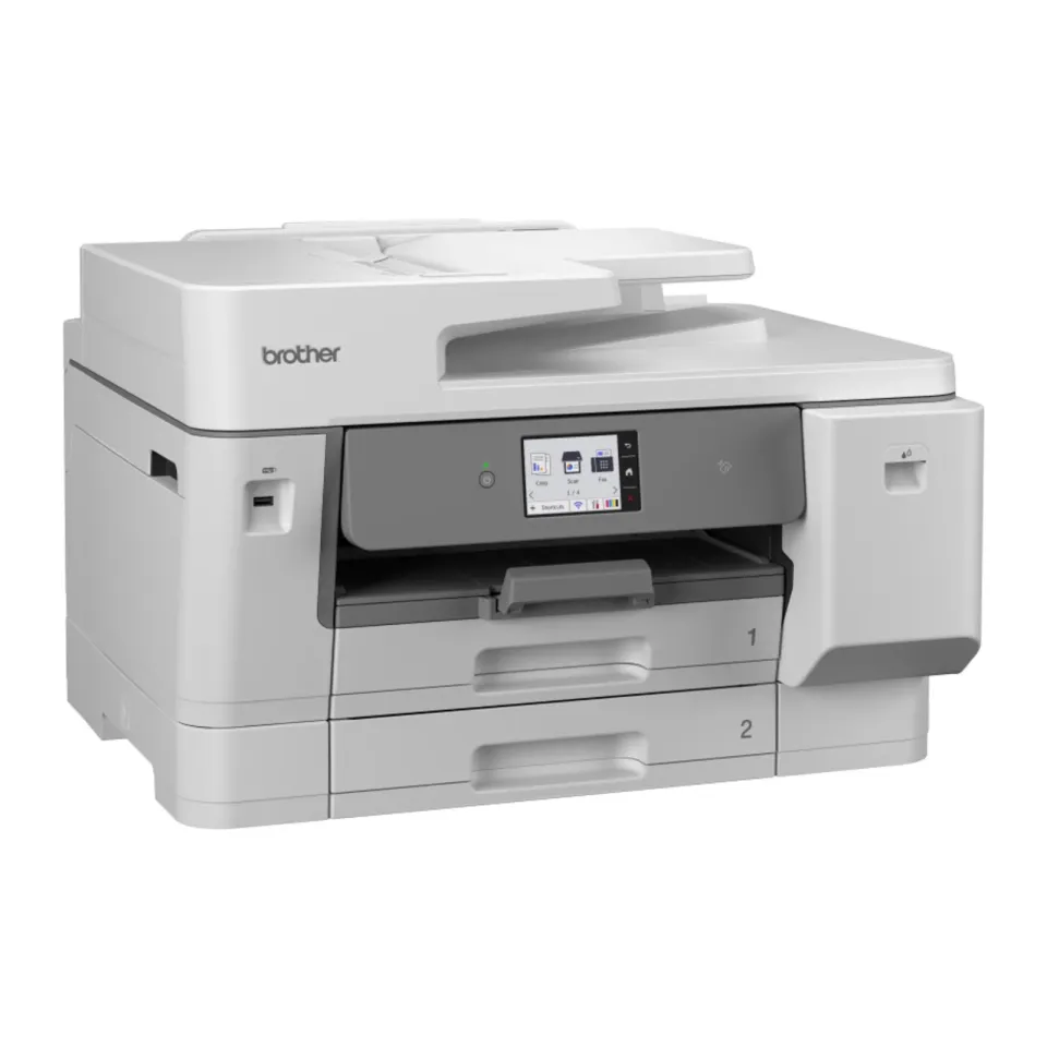 Brother MFC-J6975DW – inkoustová multifunkce A3 s faxem, 31 str./min, oboustranný tisk i sken A3, 2 zásobníky, Wi-Fi a LAN