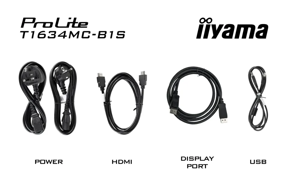 16" iiyama T1634MC-B1S: PCAP,FHD,HDMI,DP