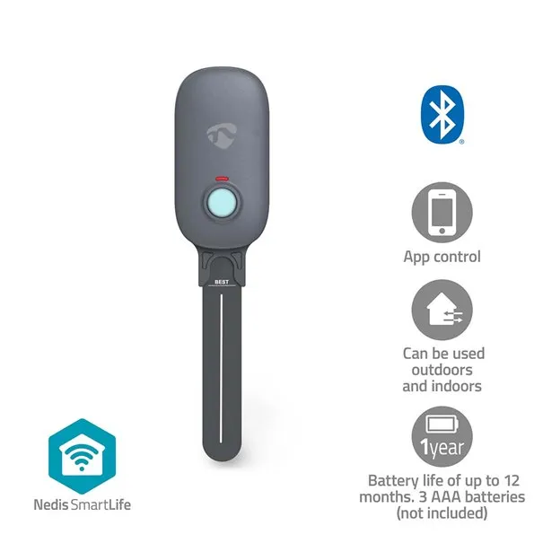 Nedis BTSM1GY- Měřič vlhkosti půdy SmartLife | Bluetooth® | Napájení z baterie