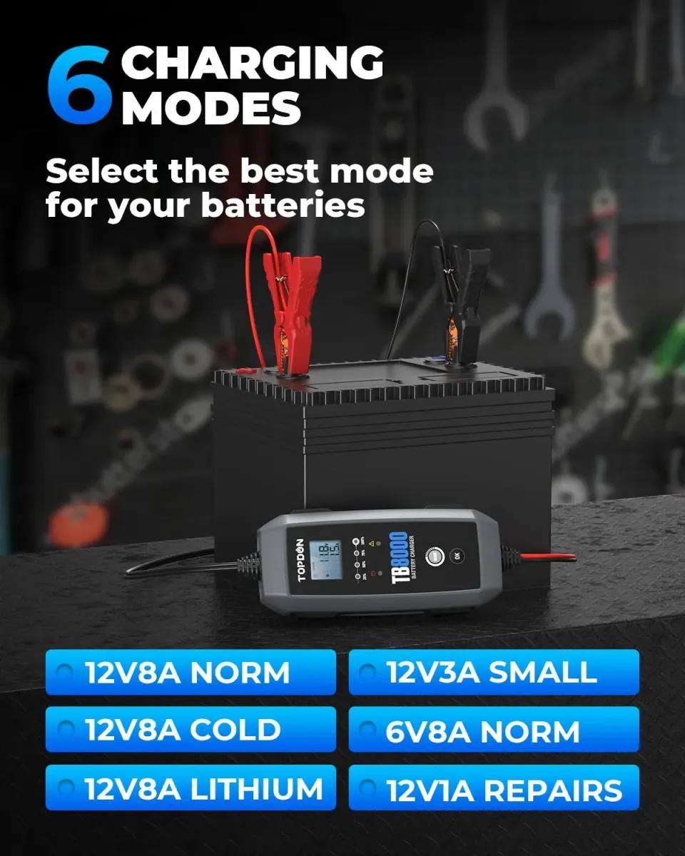 TOPDON nabíječka autobaterie TB8000