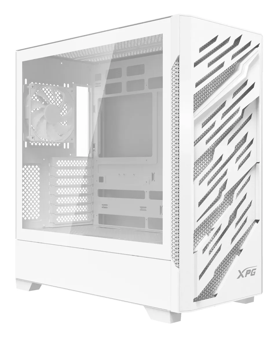 ADATA XPG case STARKER AIR BTF Mid-Tower, bez zdroje, 4x 120mm ARGB, Bílá