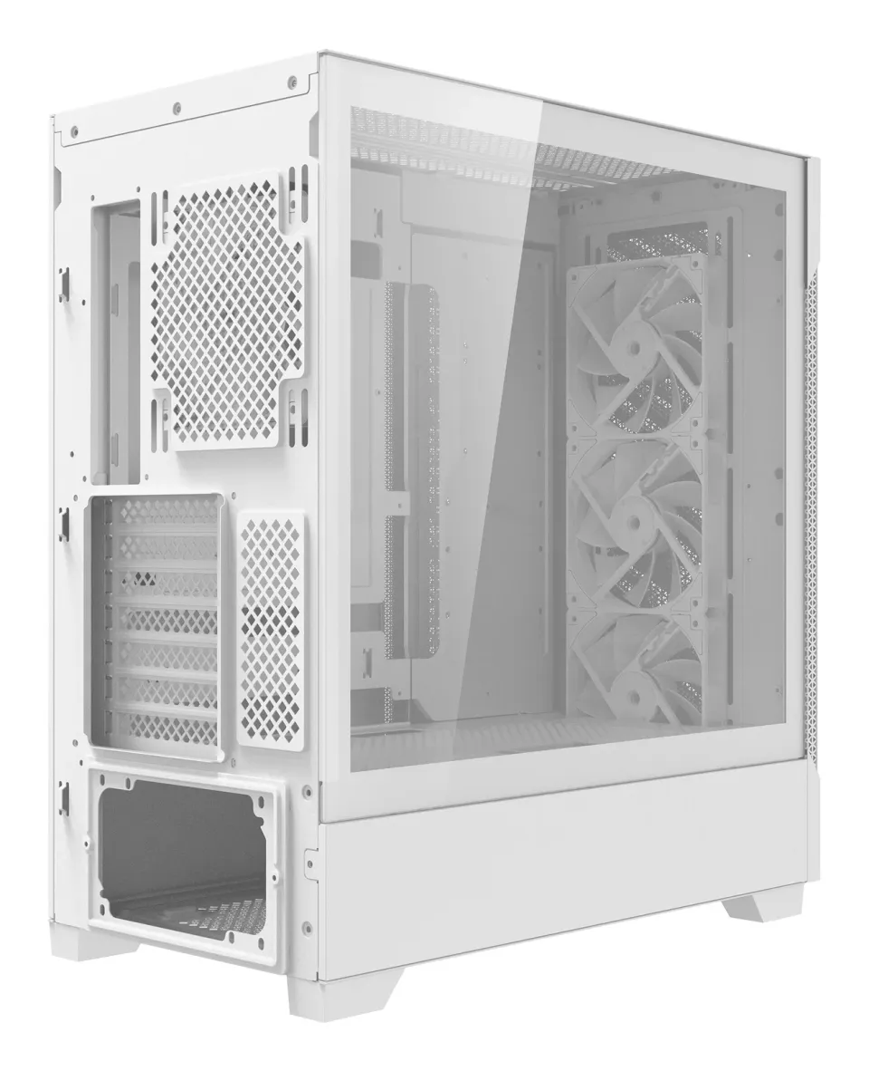 ADATA XPG case STARKER AIR BTF Mid-Tower, bez zdroje, 4x 120mm ARGB, Bílá