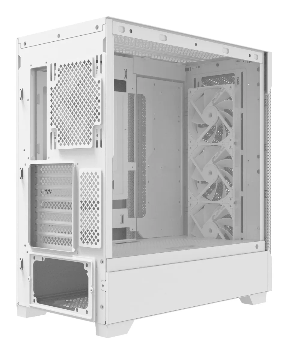 ADATA XPG case STARKER AIR BTF Mid-Tower, bez zdroje, 4x 120mm ARGB, Bílá