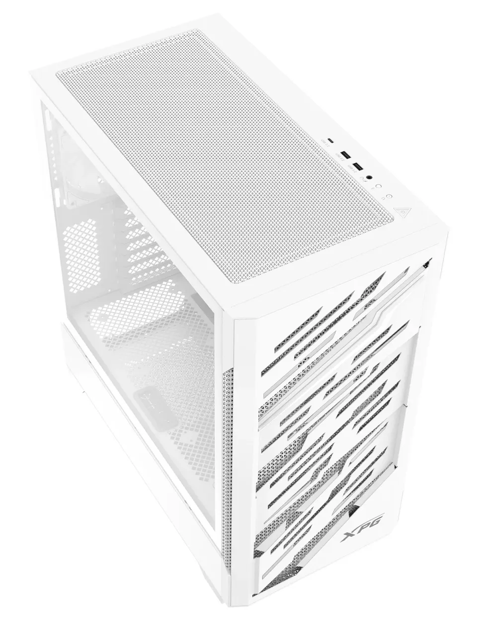ADATA XPG case STARKER AIR BTF Mid-Tower, bez zdroje, 4x 120mm ARGB, Bílá