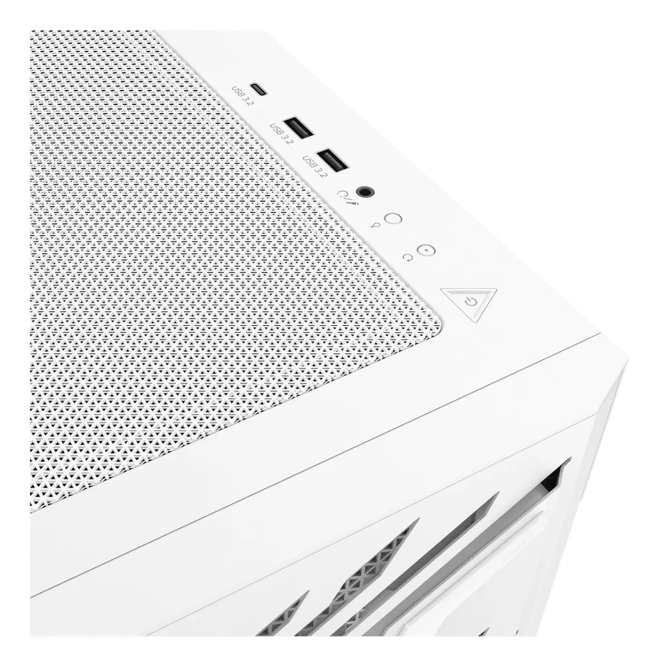 ADATA XPG case STARKER AIR BTF Mid-Tower, bez zdroje, 4x 120mm ARGB, Bílá
