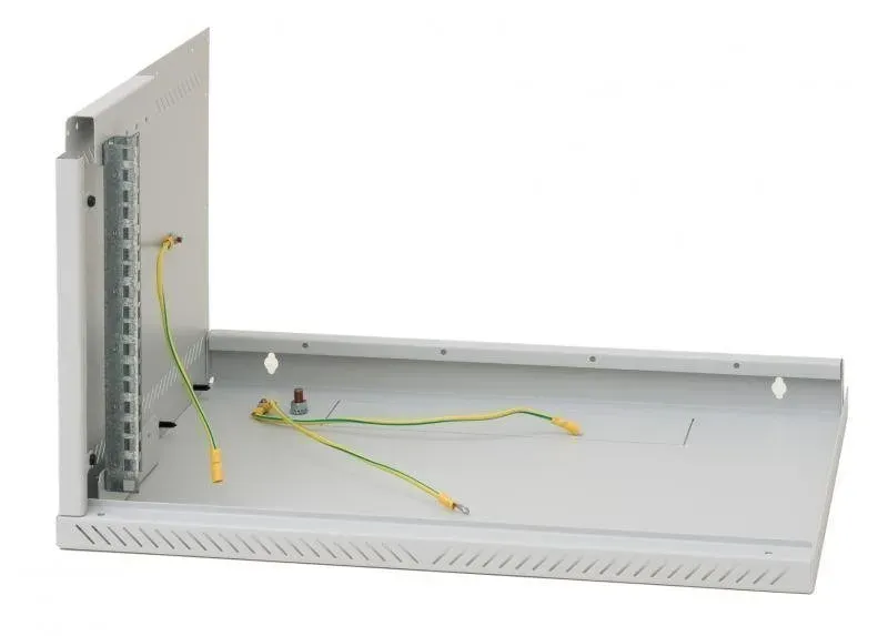 19"rozvaděč jednodílný 6U/400mm FLAT-PACK skl.dv.