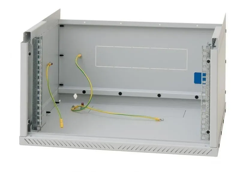 19"rozvaděč jednodílný 6U/400mm FLAT-PACK skl.dv.