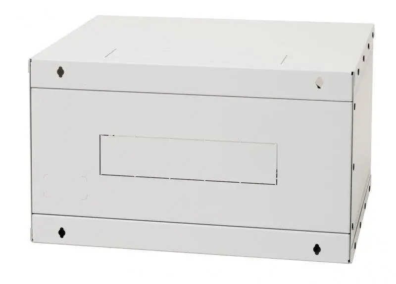 19"rozvaděč jednodílný 6U/400mm FLAT-PACK skl.dv.