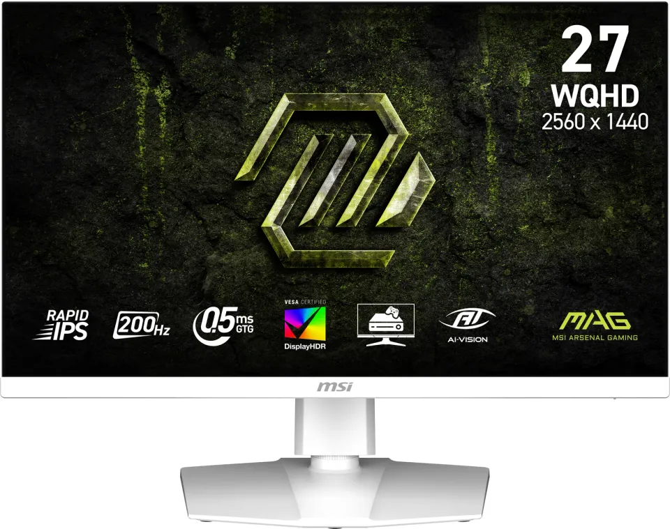 MSI MAG/274QRFW E20/27"/IPS/QHD/200Hz/0,5ms/Bílá/3R