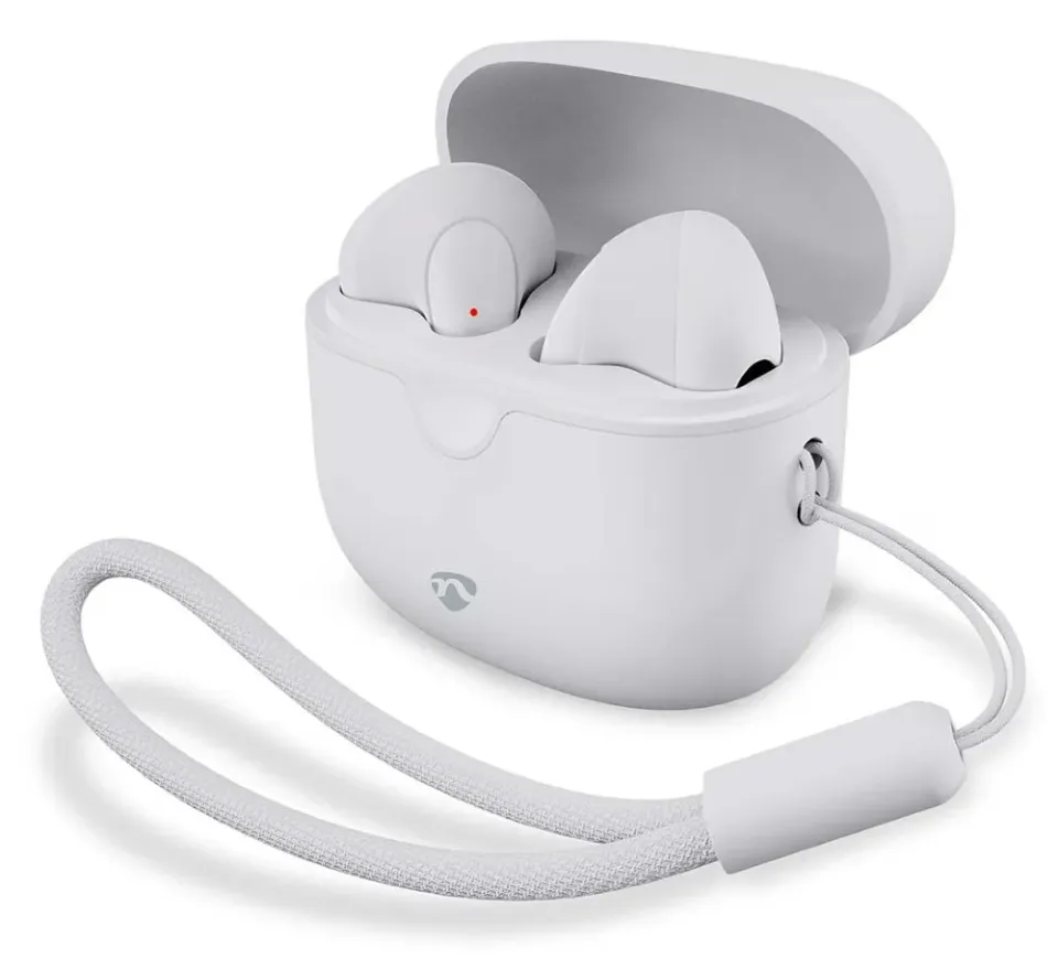 Nedis HPBT2400WT - Bezdrátová Sluchátka | Bluetooth | Až 16 hodin | Ovládání dot