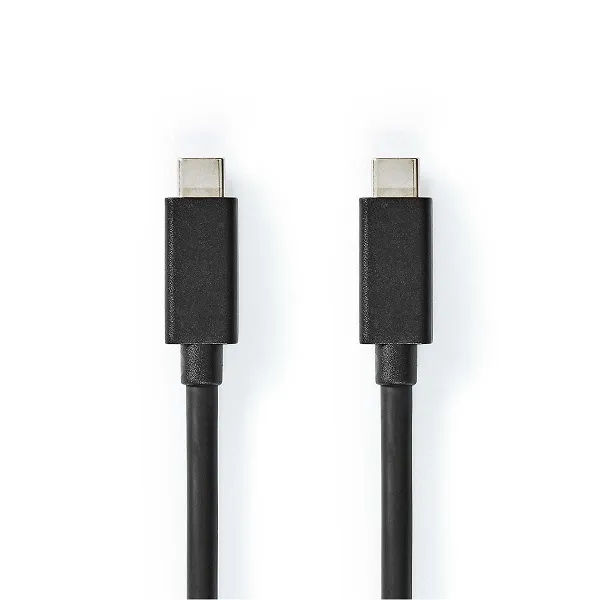 Nedis CCGL64020BK20 - Kabel USB 3.2 (Gen2) | USB-C Zástrčka - USB-C Zástrčka | 2