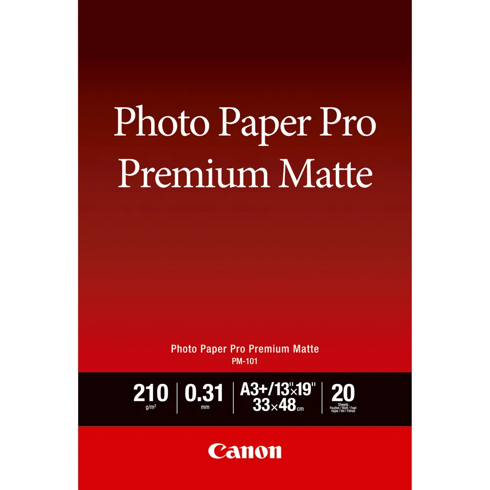 Canon fotopapír PM-101 A3+ Premium Matte 210 g/m2 20 listů