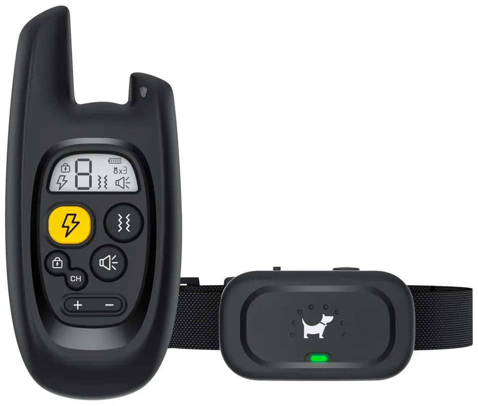 HELMER elektronický výcvikový obojek pro psy TC 400/ dosah 400 m/ IP67/ šířka obojku 2 cm/ délka obojku 70 cm