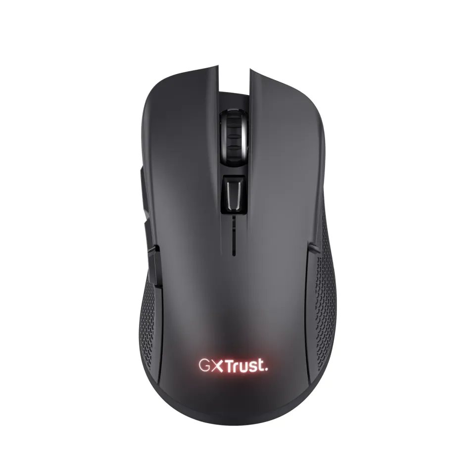 TRUST bezdrátová myš GXT 931 Ybar Wireless, Bezdrátová RF 2.4GHz, USB-C, Černá