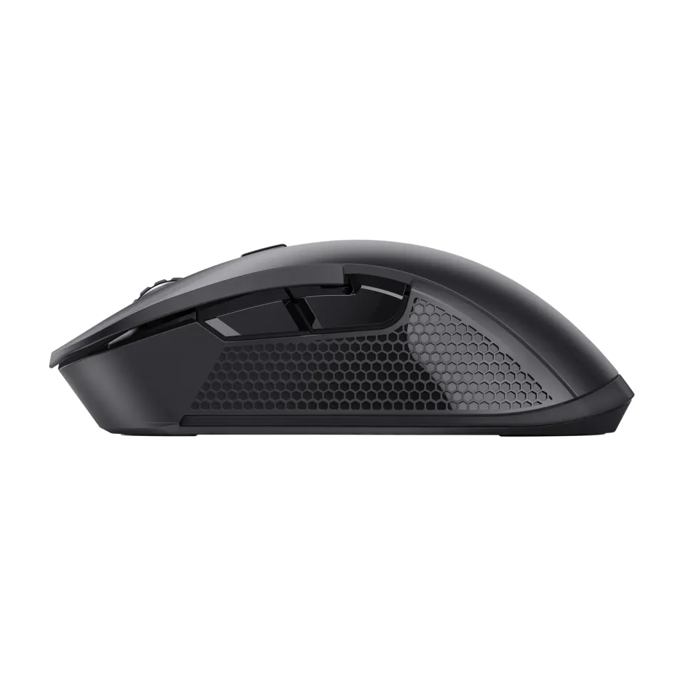 TRUST bezdrátová myš GXT 931 Ybar Wireless, Bezdrátová RF 2.4GHz, USB-C, Černá