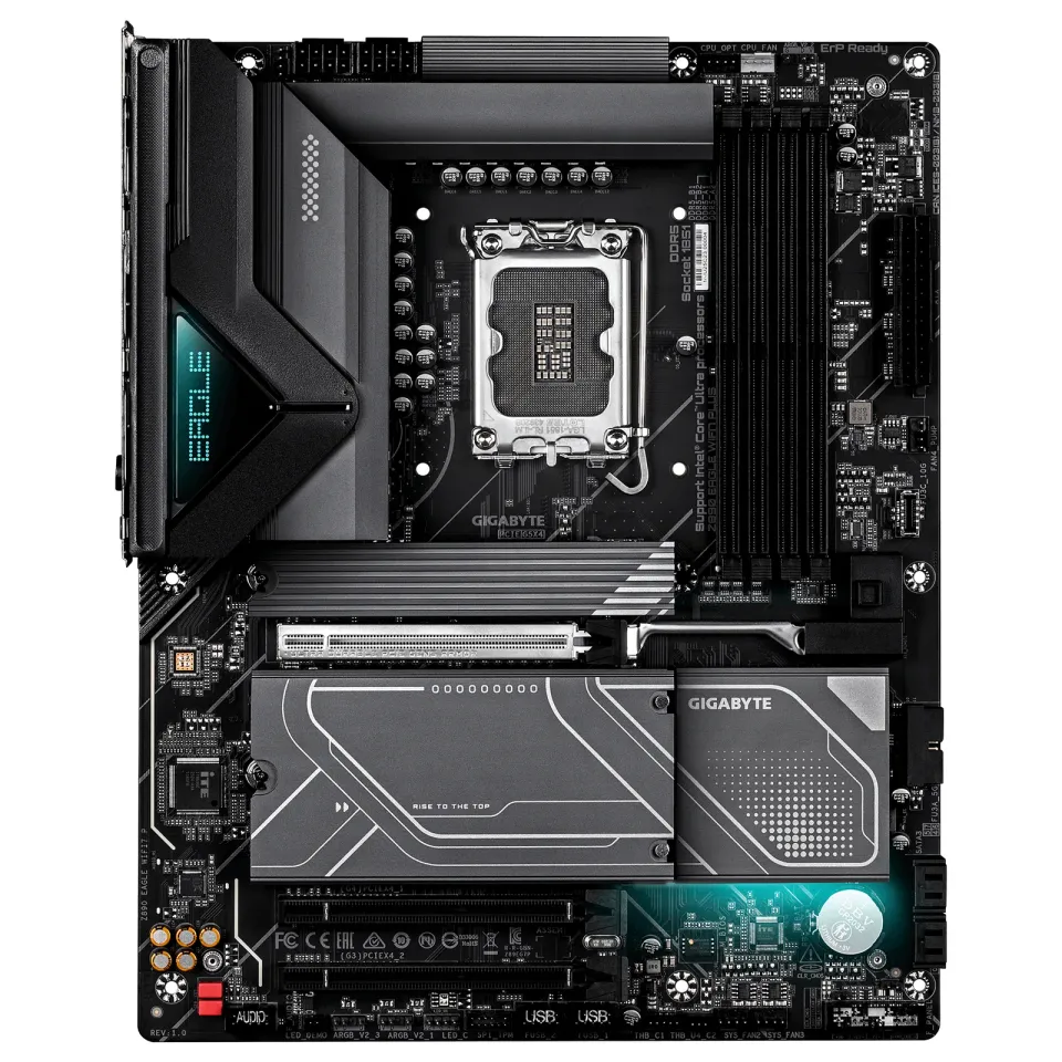 GIGABYTE MB Sc LGA1851 Z890 EAGLE WIFI7 PLUS, Intel Z890, 4xDDR5, WiFi, 1xUSB4, 1xDP