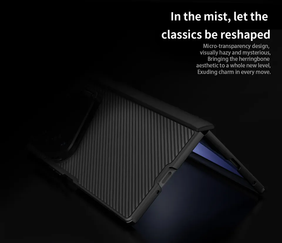 Nillkin CamShield Prop Magnetic (Transparent Lens) Zadní Kryt pro Samsung Galaxy Z Fold 8 Ultra Blac