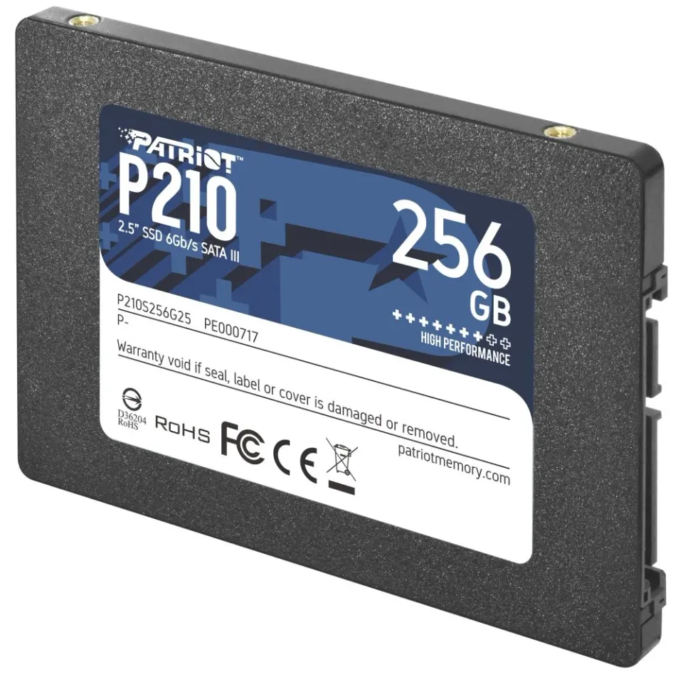 PATRIOT P210/256GB/SSD/2.5"/SATA/3R