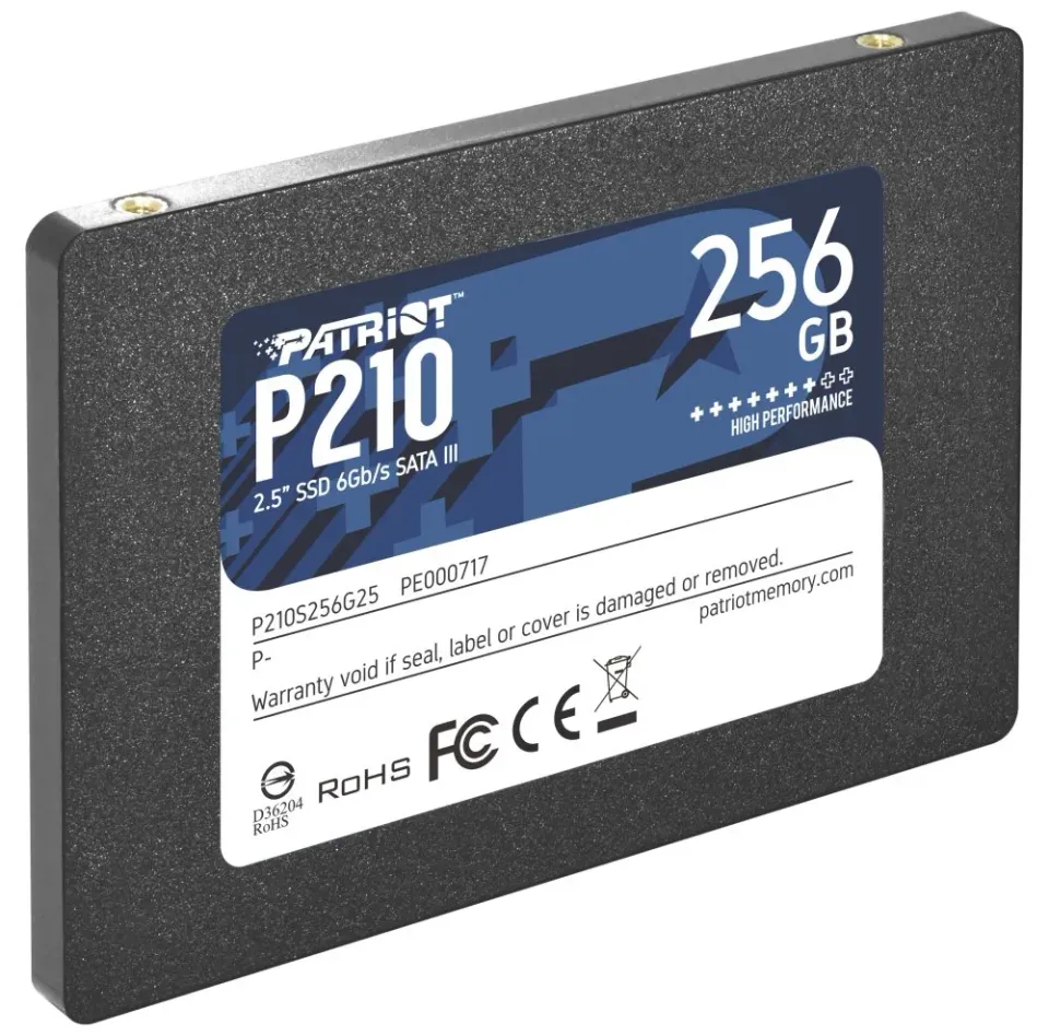 PATRIOT P210/256GB/SSD/2.5"/SATA/3R